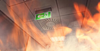 boite lumineuse sortie de secours sécurité incendie